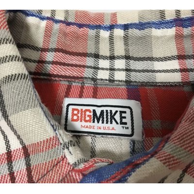 画像5: BIG MIKE ビッグマイク　チェックネルシャツ　USA製　ヴィンテージ　70〜80 ’S　M 