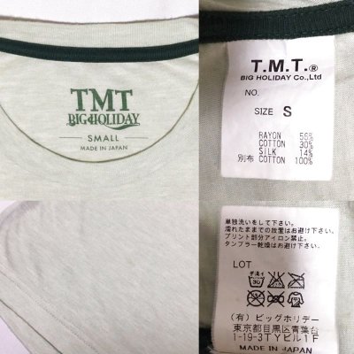 画像3: TMT Tシャツ TEE WORLDS WEST COAST　ウオッシュ加工