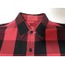 画像2: リーバイス Levis RED TAB 　フランネル　ブロック　チェックシャツ　赤　黒　M　 (2)
