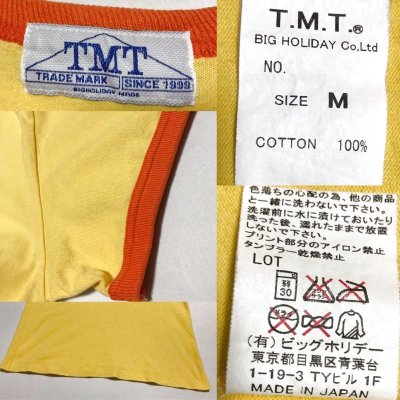 画像5: TMT テーエムテー　Tシャツ　イエロー/オレンジ　M