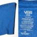 画像7: VANS Logo Tee　バンズ ロゴ Tシャツ　ブルー　L　メキシコ製
