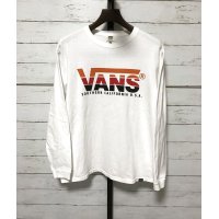 VANS Classic Logo Rainbow print Long Sleeve T-shirts　バンズ クラシックロゴ レインボープリント ロンT　L
