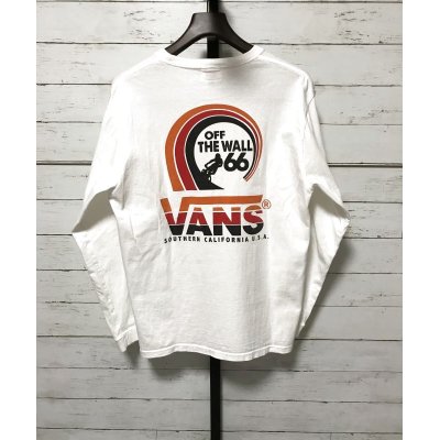画像2: VANS Classic Logo Rainbow print Long Sleeve T-shirts　バンズ クラシックロゴ レインボープリント ロンT　L