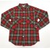 画像3: ファイブブラザー FIVE BROTHER ヘビーフランネルシャツ チェックシャツ ワークシャツ RED Small
