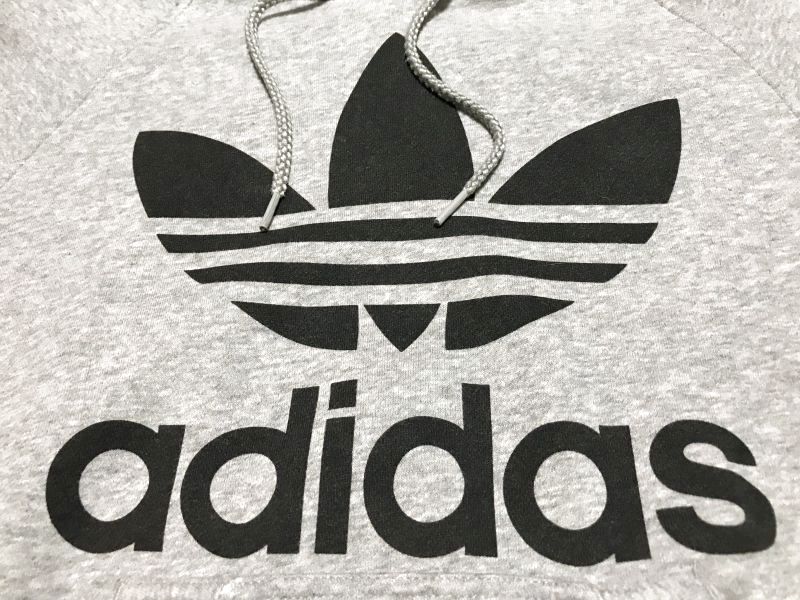 アディダス パーカー アディダス オリジナルス ラグラン トレフォイル ロゴパーカー Adidas Originals Raglan Trefoil Hooded グレー S コレbox