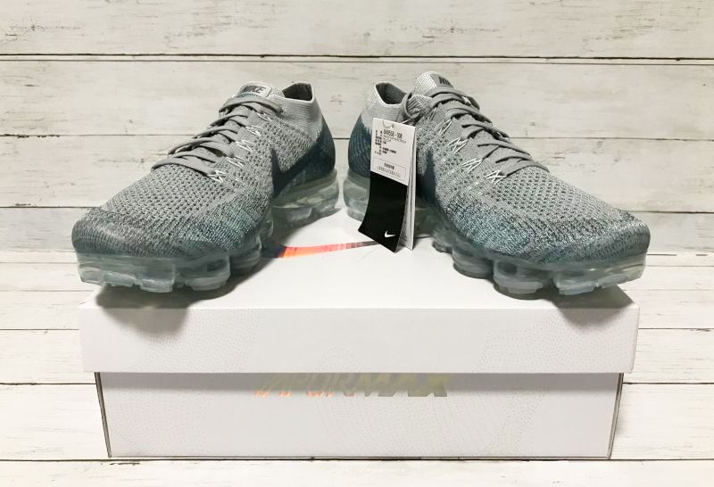 Nike Air Vapormax Flyknit Polarized Blue ナイキ エア ヴェイパーマックス フライニット ウルフグレー ブルー 27cm Us9 国内正規品 コレbox