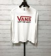 画像1: VANS Classic Logo print Long Sleeve T-shirts　バンズ　クラシックロゴプリントT (1)