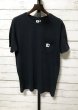 画像1: Carhartt　×　ADAM KIMMEL　カーハート　×　アダムキメル　ポケットTee ネイビー　M　メキシコ製 (1)