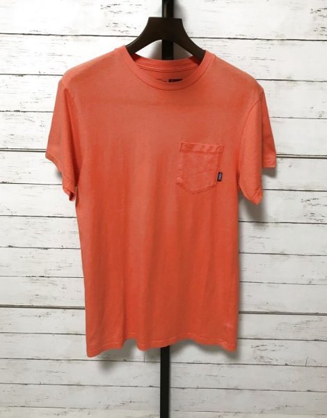 画像1: VANS POCKET TEE　バンズ　ポケットTシャツ　オレンジ　S　メキシコ製 (1)