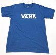 画像3: VANS Logo Tee　バンズ ロゴ Tシャツ　ブルー　L　メキシコ製 (3)