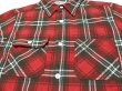 画像5: ファイブブラザー FIVE BROTHER ヘビーフランネルシャツ チェックシャツ ワークシャツ RED Small (5)