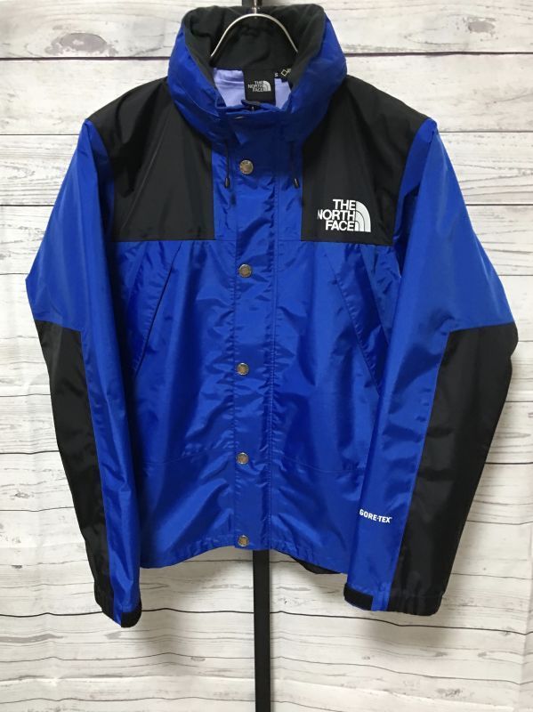 極美品” ノースフェイス THE NORTH FACE ゴアテックス GORE-TEX 青 S