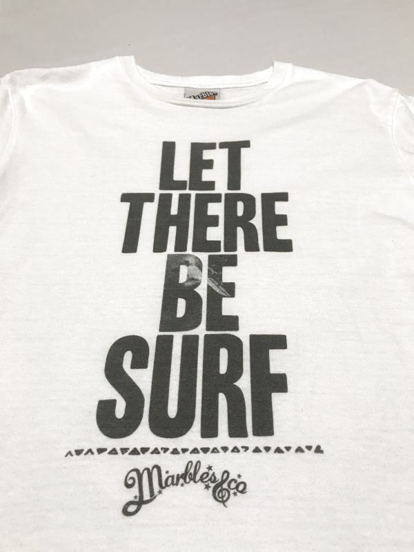 マーブルズ Marbles『 LET THERE BE SURF』ラフィ天竺 T-shirts / 白 M ...