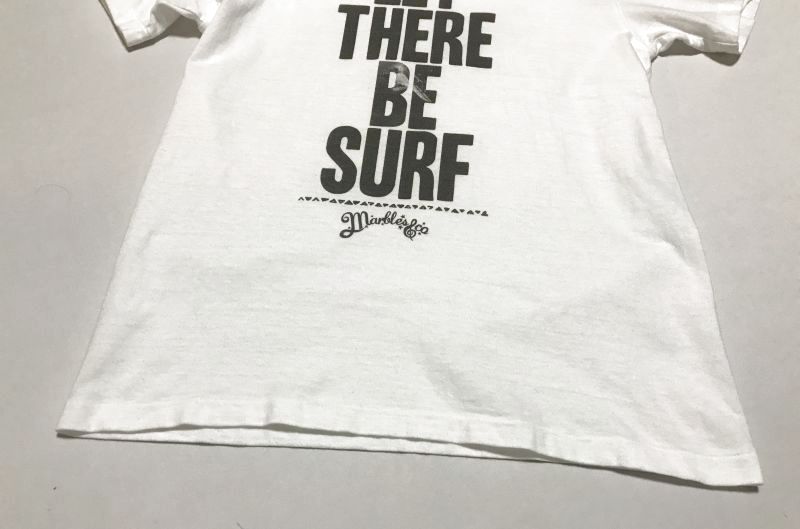マーブルズ Marbles『 LET THERE BE SURF』ラフィ天竺 T-shirts / 白 M ...