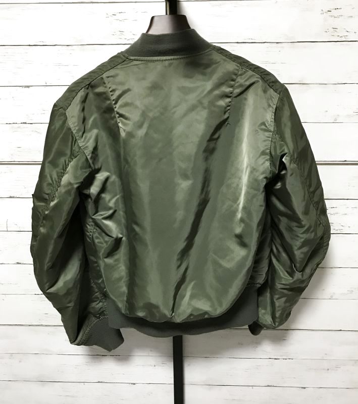 アルファ MA-1 フライトジャケット ALPHA INDUSTRIES USA製 カーキ S 